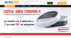 Desktop Screenshot of dentalabs.com.br